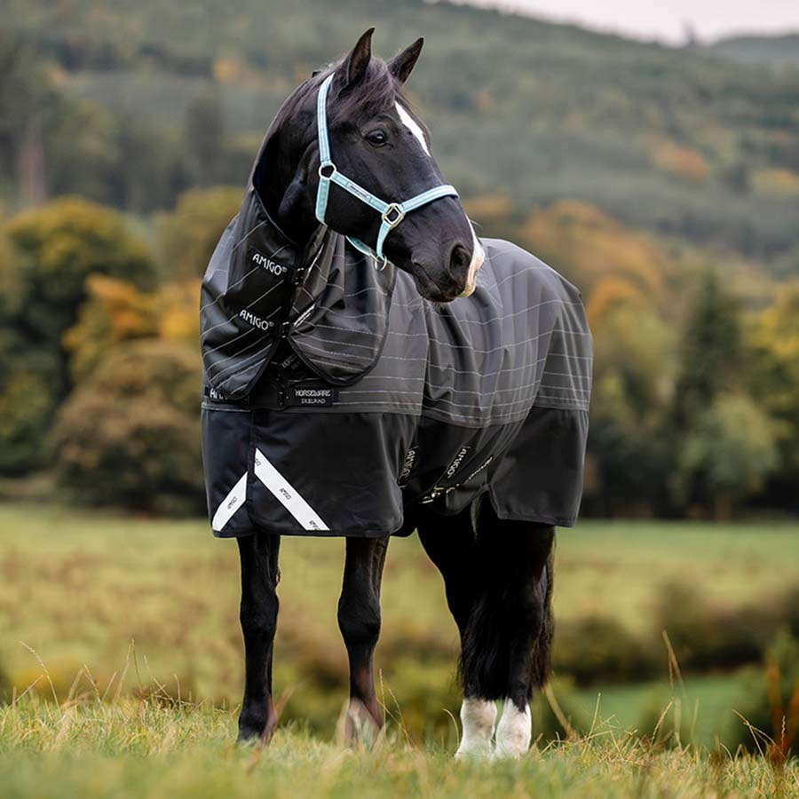Buitendeke Amigo FieldSafe Reflectech Plus 1200D 100g Zwart