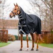 Regendeke Amigo Integrated 1200D 50g Zwart/Grijs Regendeke Amigo Integrated 1200D 50g Zwart/Grijs