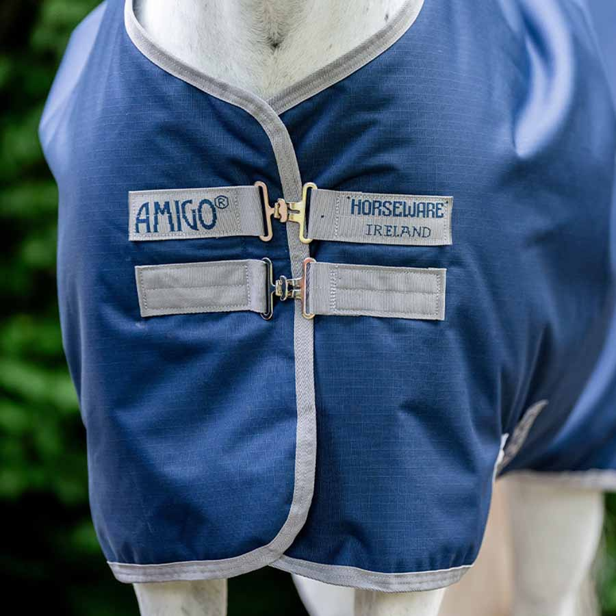 Regendeke Amigo Ripstop 900D Fleece Lined 50g Marineblauw/Grijs