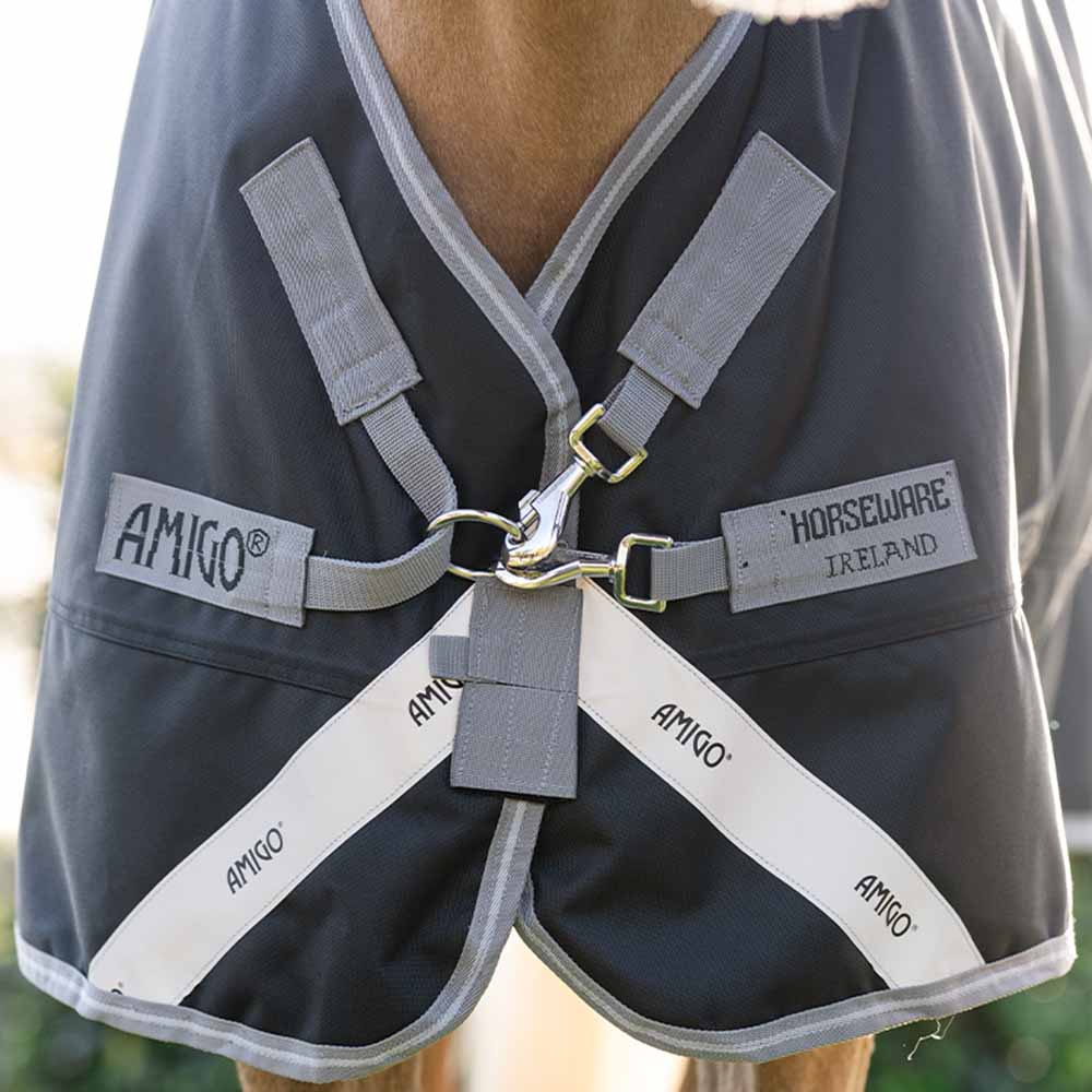 Regendeke Amigo Ripstop 900D 0g Pony Zwart/Grijs