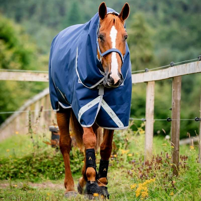 Winterdeke Amigo Plus 1200D 400g Marineblauw/Grijs/Zilver