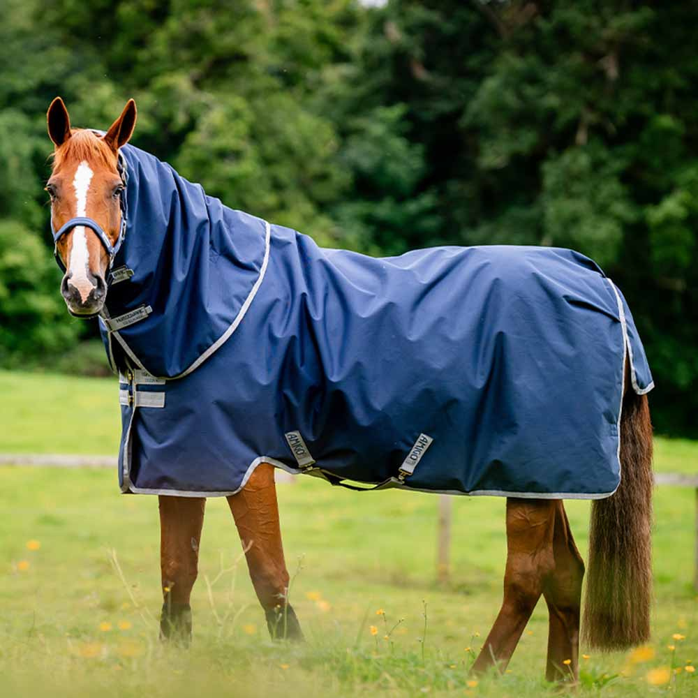 Winterdeken met Kap Amigo Ripstop 900 Plus 200g Marineblauw/Grijs