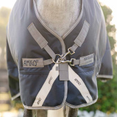 Regendeke Amigo 1200D Plus Pony 0g Marineblauw/Grijs/Zilver Regendeke Amigo 1200D Plus Pony 0g Marineblauw/Grijs/Zilver