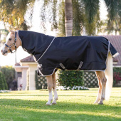 Regendeke Amigo 1200D Plus Pony 0g Zwart/Grijs Regendeke Amigo 1200D Plus Pony 0g Zwart/Grijs