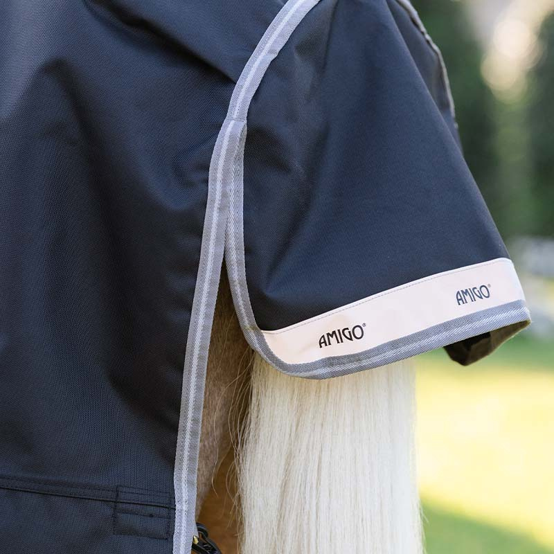 Regendeke Amigo 1200D Plus Pony 0g Zwart/Grijs