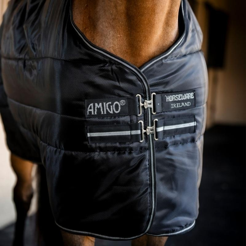Staldeken Amigo Ripstop Insulator 210D 50g Zwart/Zwart/Zilver