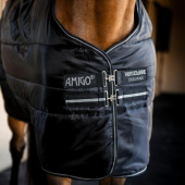 Staldeken Amigo Ripstop Insulator 210D 50g Zwart/Zwart/Zilver Staldeken Amigo Ripstop Insulator 210D 50g Zwart/Zwart/Zilver