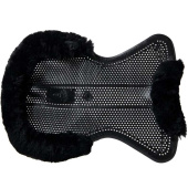 Gelpad met Schapenvacht Zwart Gelpad met Schapenvacht Zwart