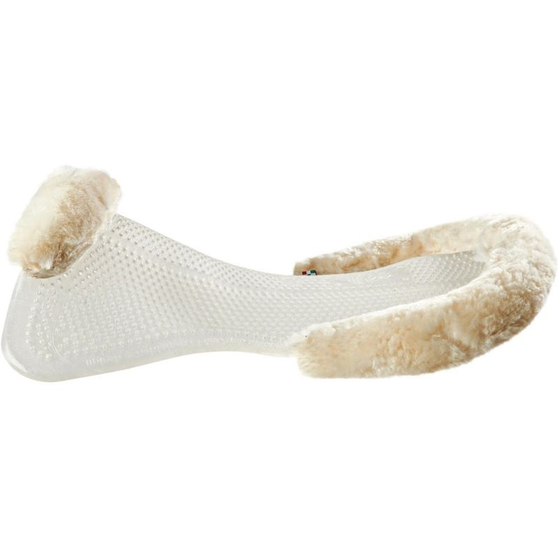 Gelpad met Schapenvacht Transparant