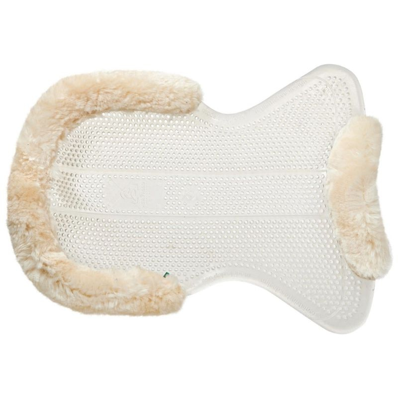 Gelpad met Schapenvacht Transparant