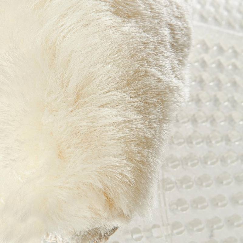 Gelpad met Schapenvacht Transparant