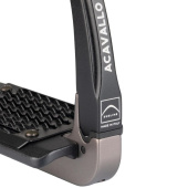Stijgbeugels Rel-X 180 Titanium/Black Stijgbeugels Rel-X 180 Titanium/Black