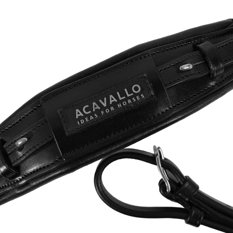 Neusriem voor hackamore Alupro Zwart