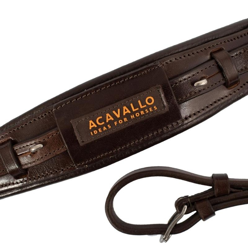 Neusriem voor hackamore Alupro Bruin