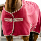 Fleecedeke Amigo Cooler Rood/Beige Fleecedeke Amigo Cooler Rood/Beige