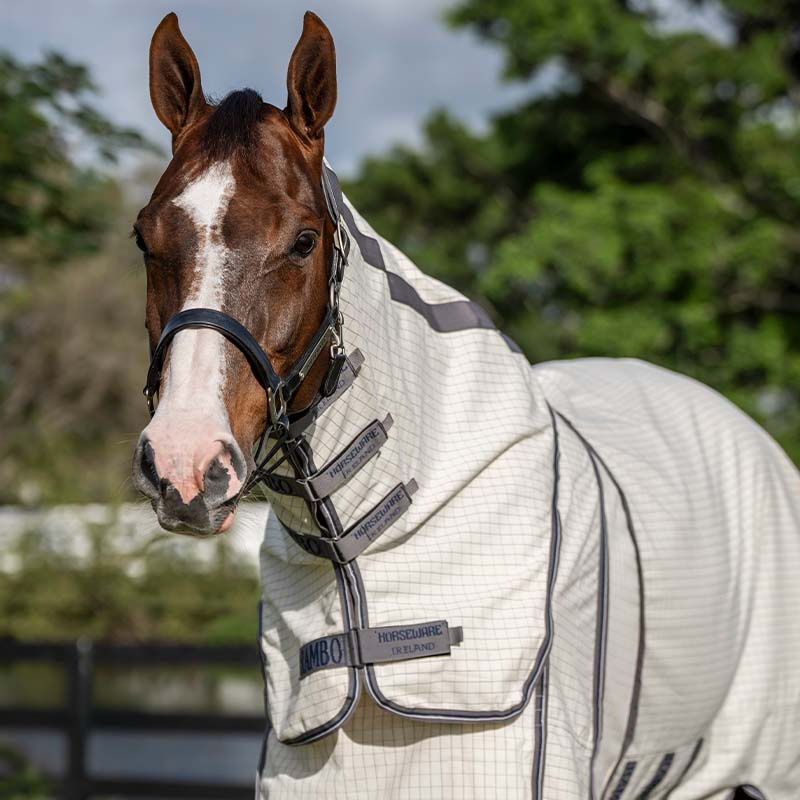 Zomerdeken Rambo Optimo Supreme Summer Plus Wit/Marineblauw/Grijs