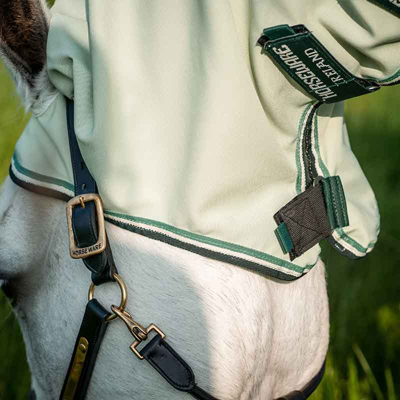 Rambo Hoody Vliegen- & eczeemdeken incl. Vliegenkap Lichtgroen