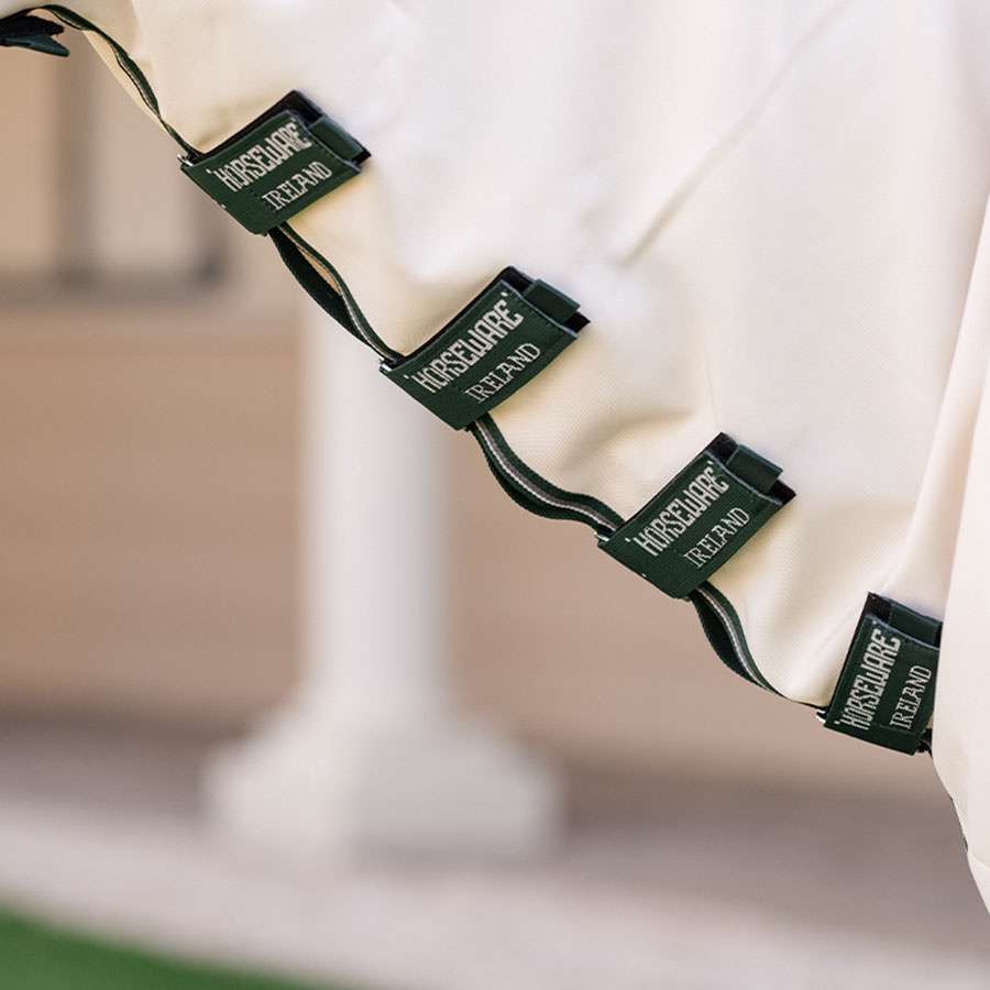 Vliegen- en eczeemdeken Rambo Hoody XL Beige/Groen/Zilver