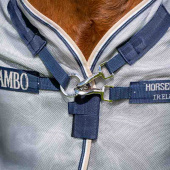 Vliegendeken met Hals Rambo Protector Zilver Vliegendeken met Hals Rambo Protector Zilver