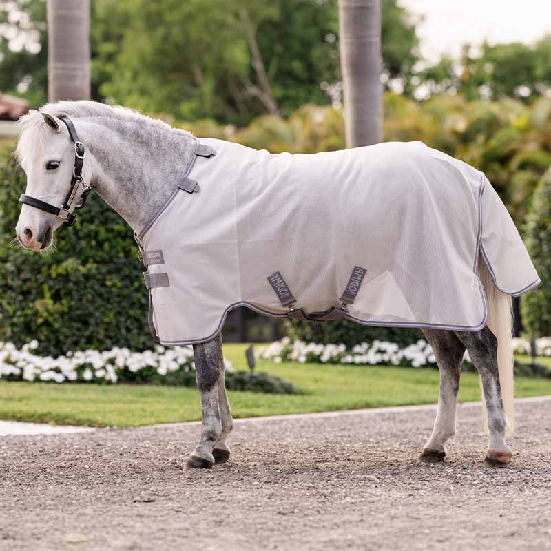 Vliegendeke Amigo Bug Rug Pony Zilver/Grijs