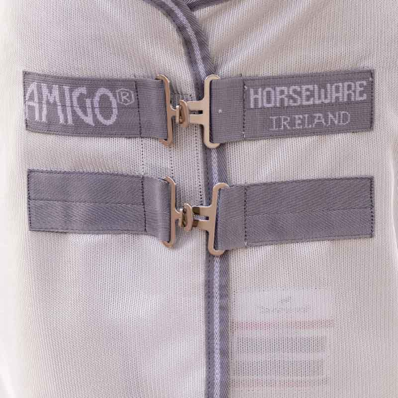 Vliegendeke Amigo Bug Rug Pony Zilver/Grijs
