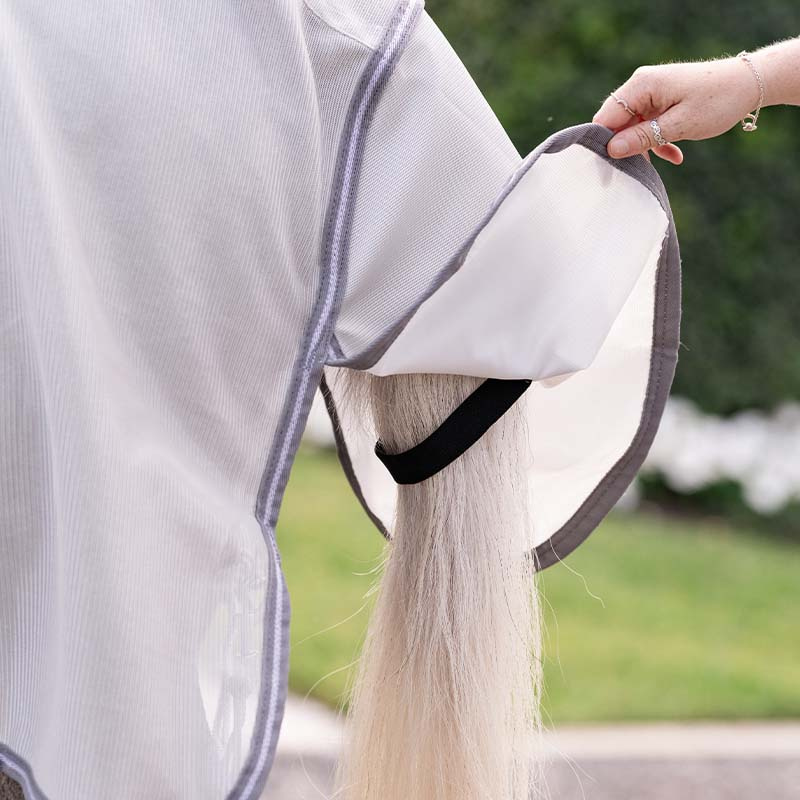 Vliegendeke Amigo Bug Rug Pony Zilver/Grijs