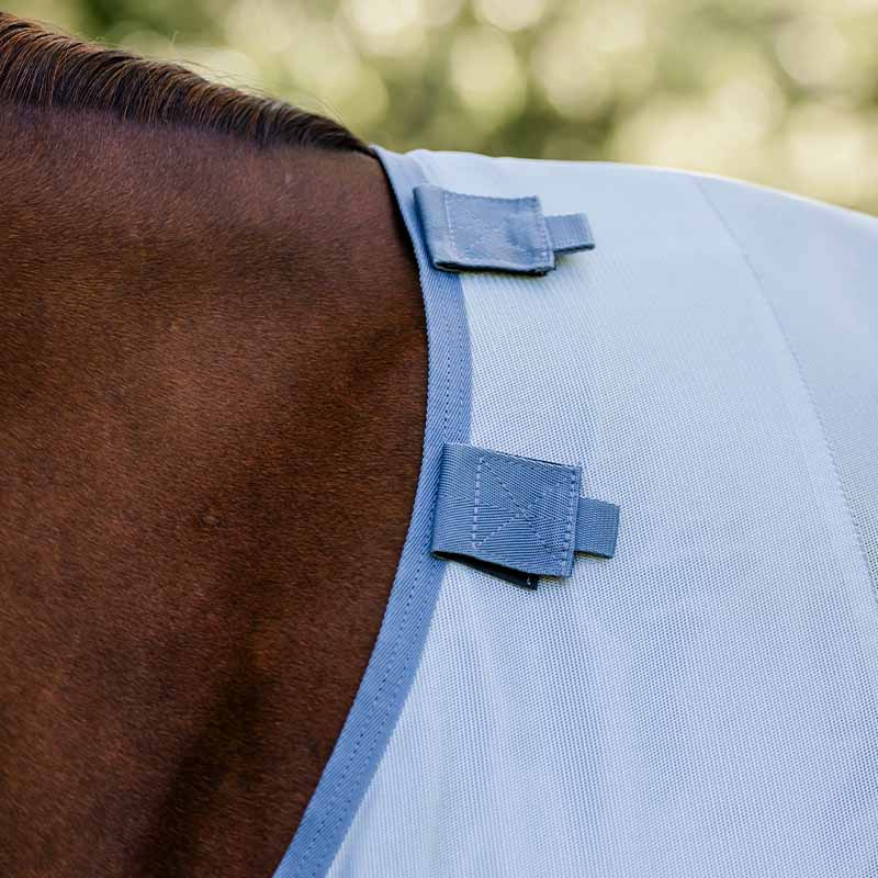 Vliegendeke Amigo Bug Rug Plus Lichtblauw/Blauw/Zilver