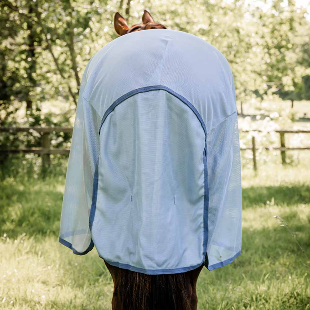 Vliegendeke Amigo Bug Rug Plus Lichtblauw/Blauw/Zilver