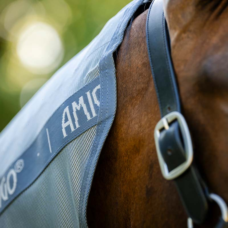 Vliegendeke Amigo Integrated Lichtblauw/Blauw/Zilver