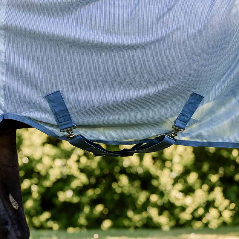 Vliegendeke Amigo Integrated Lichtblauw/Blauw/Zilver