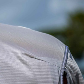 Vliegendeke Amigo Bug Rug XL Plus Zilver/Grijs/Zilver Vliegendeke Amigo Bug Rug XL Plus Zilver/Grijs/Zilver