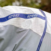 Vliegen- en zomerdeken Amigo Airflow Plus Wit/Grijs/Blauw Vliegen- en zomerdeken Amigo Airflow Plus Wit/Grijs/Blauw