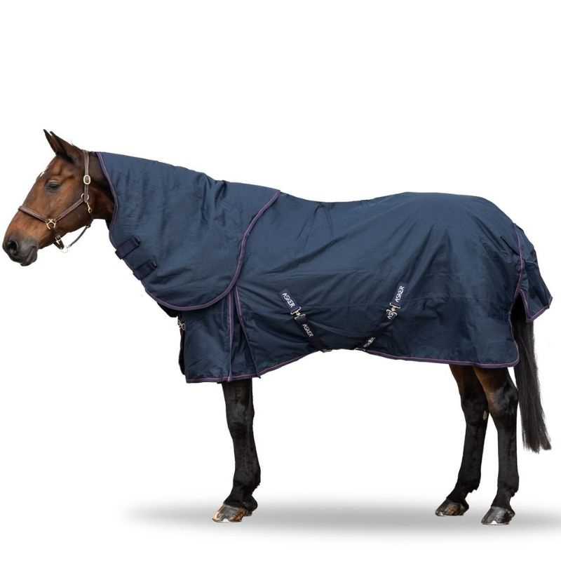 Winterdeken met hals Turnout 200g 600D Marineblauw