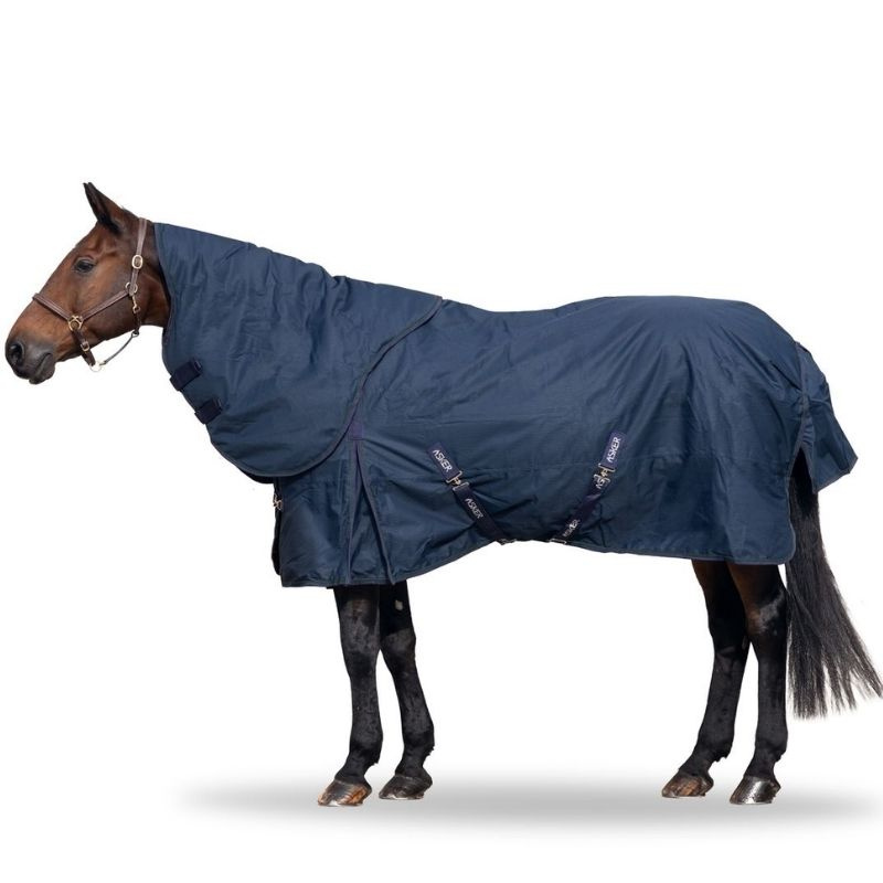 Winterdeken met hals Turnout 300g 600D Marineblauw