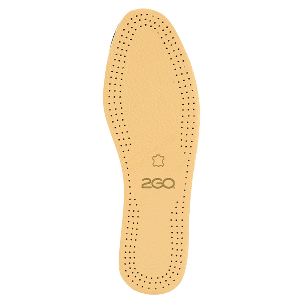 Inlegzool Leder 2-pack Beige