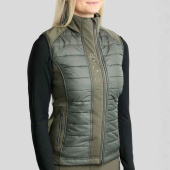 Hybride bodywarmer Emma Softshell Forest Green Hybride bodywarmer Emma Softshell Forest Green