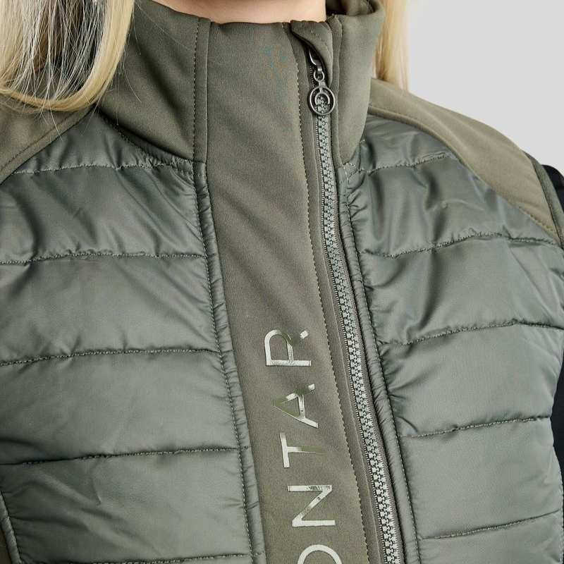 Hybride bodywarmer Emma Softshell  Forest Green