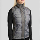 Hybride bodywarmer Emma Softshell Grijs Hybride bodywarmer Emma Softshell Grijs
