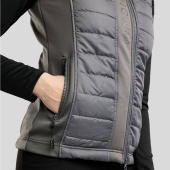 Hybride bodywarmer Emma Softshell Grijs Hybride bodywarmer Emma Softshell Grijs