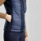 Hybride bodywarmer Emma Softshell Marineblauw Hybride bodywarmer Emma Softshell Marineblauw