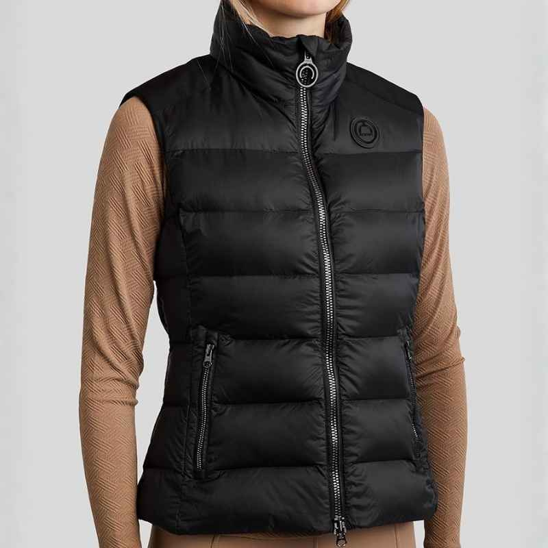 Rijbodywarmer MoAthena Refined Zwart