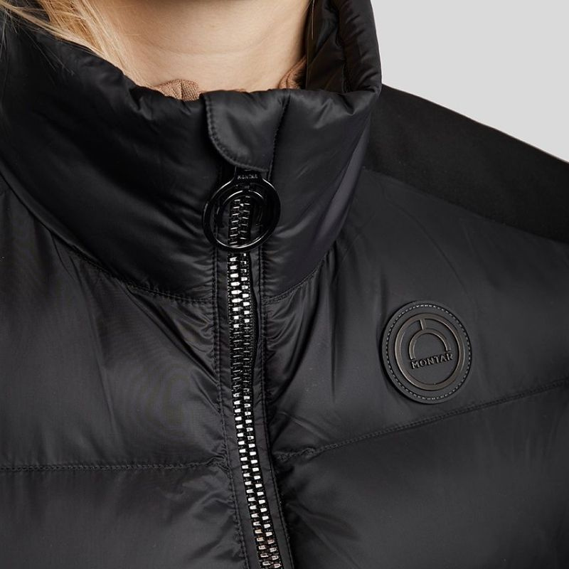Rijbodywarmer MoAthena Refined Zwart