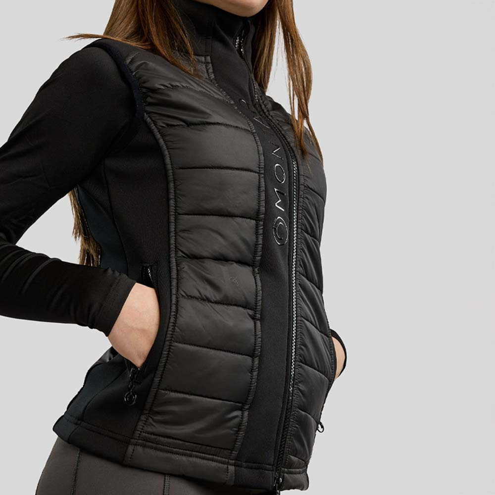 Hybride bodywarmer Kind/Junior Emma Softshell Zwart