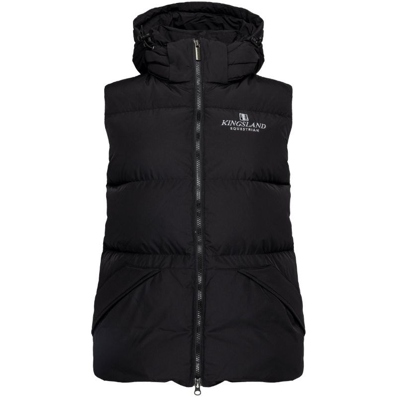 Rijbodywarmer Classic Unisex Down Zwart