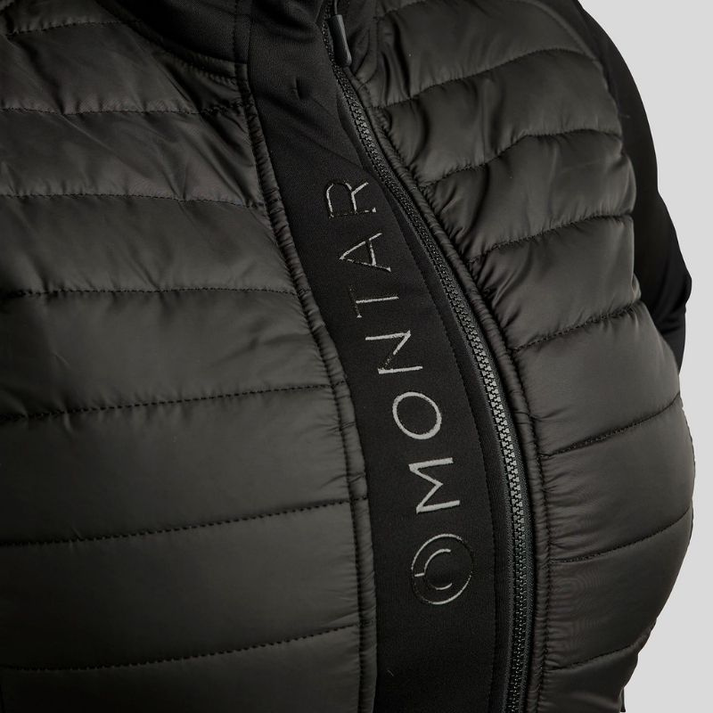 Hybride bodywarmer Emma Softshell Curve Zwart