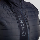 Hybride bodywarmer Emma Softshell Curve Marineblauw Hybride bodywarmer Emma Softshell Curve Marineblauw