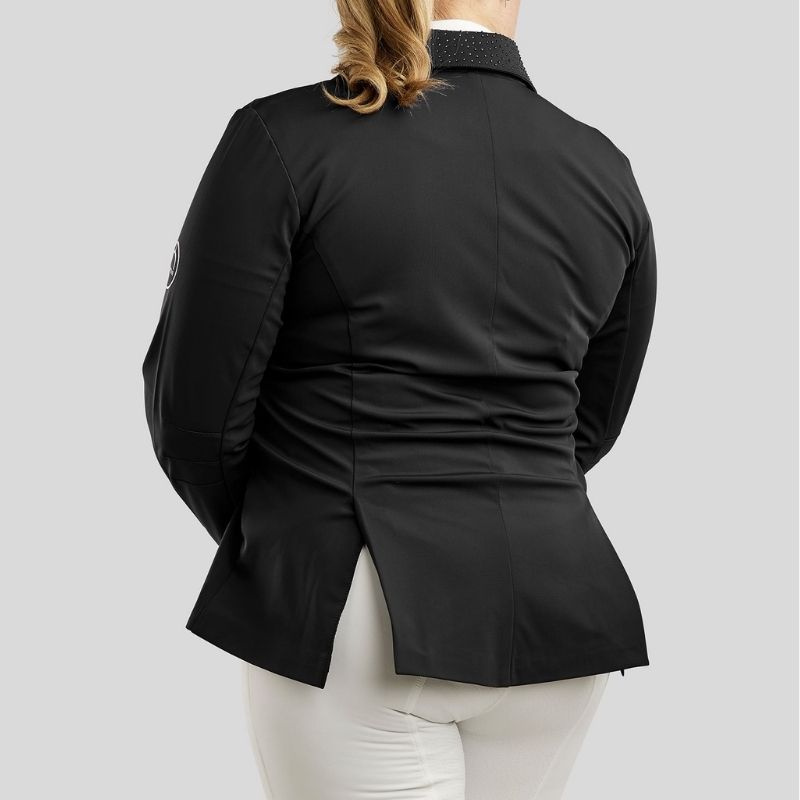 Wedstrijdjas Bonnie Crystals Curve Zwart