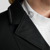 Wedstrijdjas MoFlair Softshell Gun Metal Crystals Curve Zwart Wedstrijdjas MoFlair Softshell Gun Metal Crystals Curve Zwart