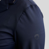 Wedstrijdjas MoFlair Softshell Gun Metal Crystals Curve Marineblauw Wedstrijdjas MoFlair Softshell Gun Metal Crystals Curve Marineblauw