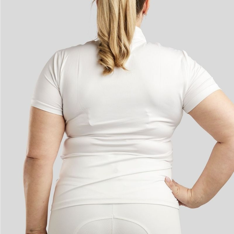 Wedstrijdbovenstuk Bling Curve Wit